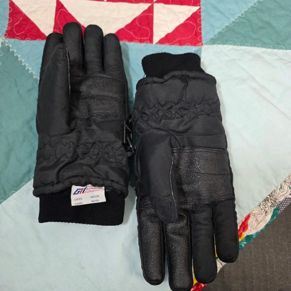 Gordini Dri-Max Winter Gloves Ladies Medium Black Waterproof‎ Insulated Ski Snow